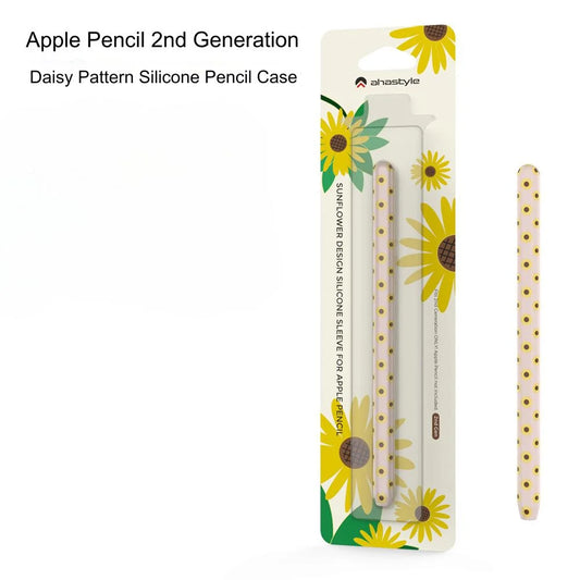 Silicone 2nd Generation Sunflower Apple Pencil Case