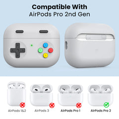 Silicone Handheld Console Game Cover for AirPods Pro 2