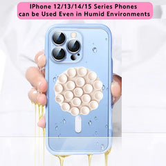 Magnetic Suction Cup Phone Holder for iPhone 15, 14, 13, and 12 Series