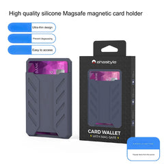 Silicone Magnetic Wallet Card for Apple iPhone