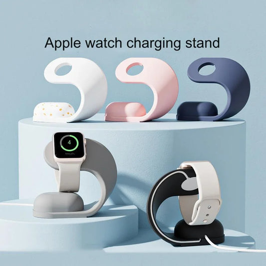 Silicone Apple Watch Stand for Apple Watch Series