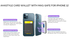 Magnetic iPhone x Card Holder Case Compatible with iPhone 12