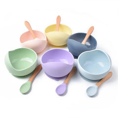 2-piece Baby Feeding Set | Baby Solid Food Bowl and Spoon