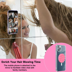 Magnetic Suction Cup Phone Holder for iPhone 15, 14, 13, and 12 Series