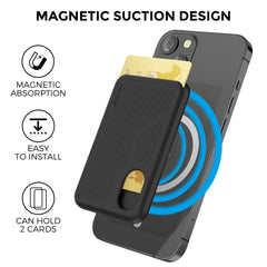 Silicone Phone Wallet for back of iPhone 14/13/12
