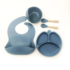 9-piece Silicone Baby Feeding Set | Best Baby Utensils