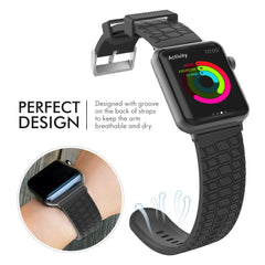 Tire Texture Silicone Watch Band for Apple Watch 40mm