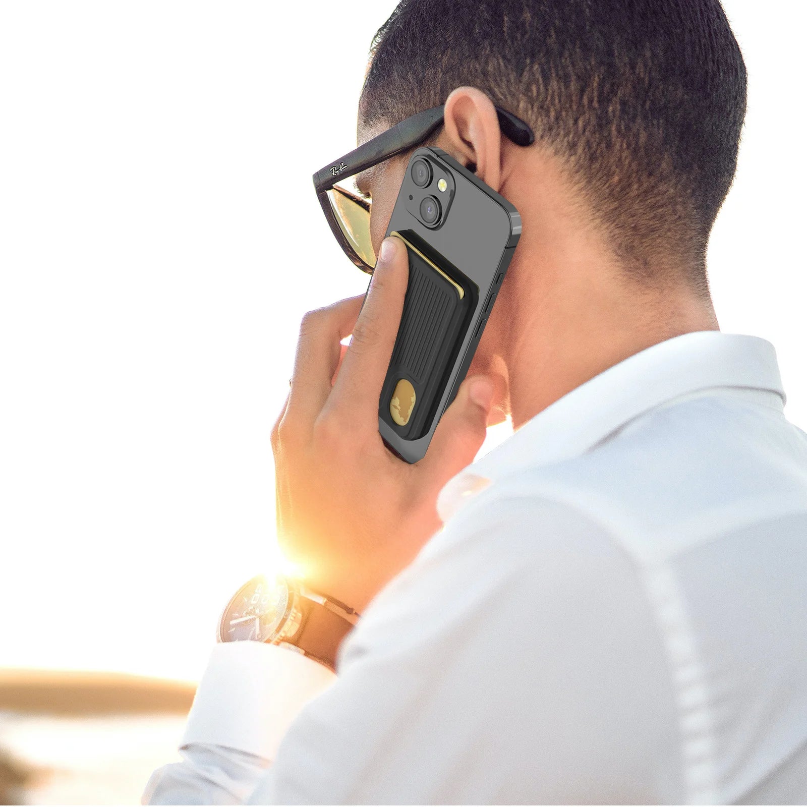 Silicone Phone Wallet for back of iPhone 14/13/12