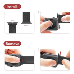 Tire Texture Silicone Watch Band for Apple Watch 40mm