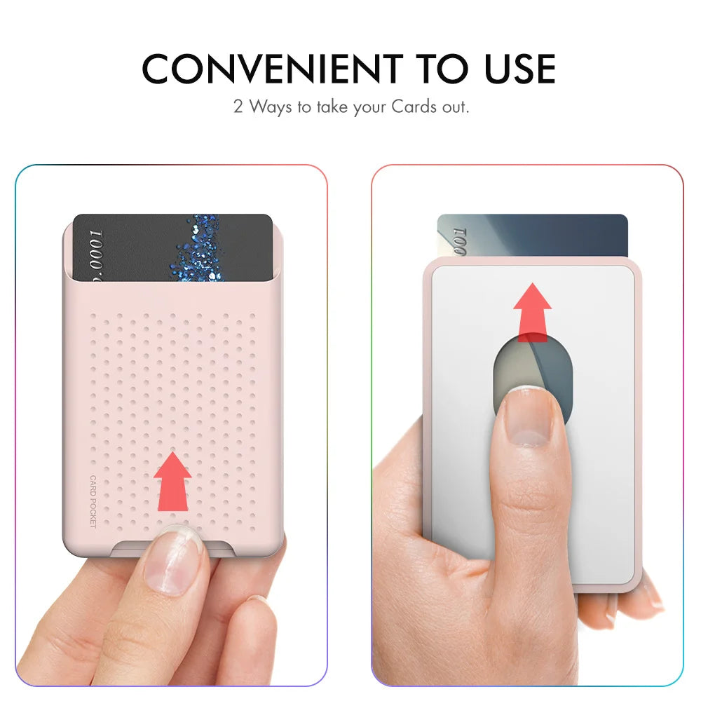 Magnetic iPhone x Card Holder Case Compatible with iPhone 12