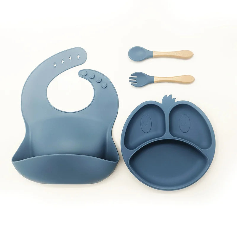 9-piece Silicone Baby Feeding Set | Best Baby Utensils