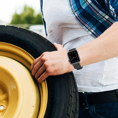 Tire Texture Silicone Watch Band for Apple Watch 40mm