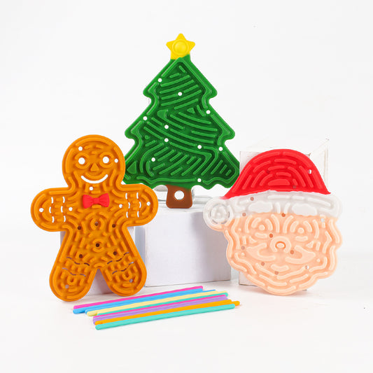 Christmas-Themed Sensory Activity Board Set