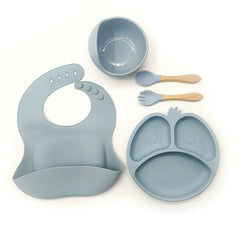 9-piece Silicone Baby Feeding Set | Best Baby Utensils