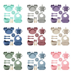 Crab-Shaped Baby Feeding set