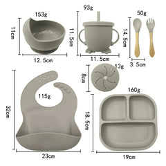 7-piece baby feeding set | Best baby utensils