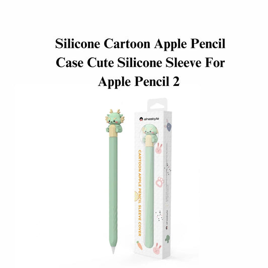 Cartoon Apple Pencil Case Cute Silicone Sleeve