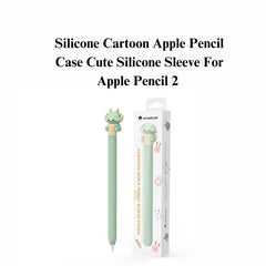 Cartoon Apple Pencil Case Cute Silicone Sleeve