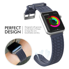 Tire Texture Silicone Watch Band for Apple Watch 40mm