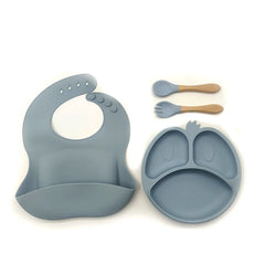 9-piece Silicone Baby Feeding Set | Best Baby Utensils
