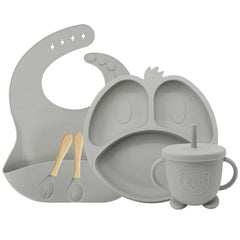 9-piece Silicone Baby Feeding Set | Best Baby Utensils