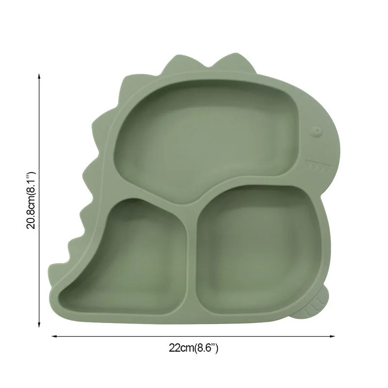 Dino Silicone Baby Feeding Set | Best Baby Utensils