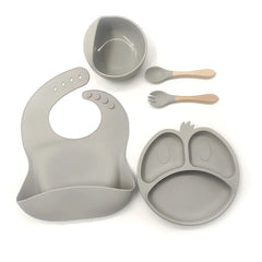 9-piece Silicone Baby Feeding Set | Best Baby Utensils