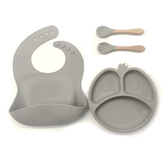 9-piece Silicone Baby Feeding Set | Best Baby Utensils
