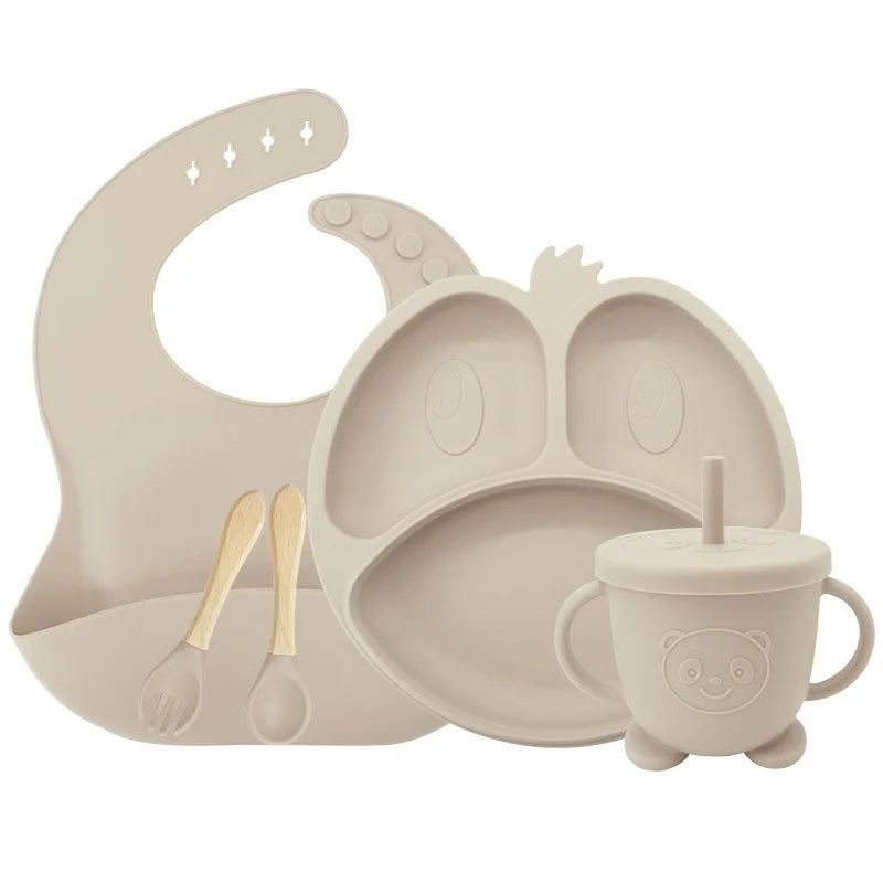 9-piece Silicone Baby Feeding Set | Best Baby Utensils