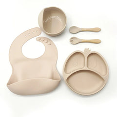 9-piece Silicone Baby Feeding Set | Best Baby Utensils