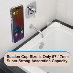 Magnetic Suction Cup Phone Holder for iPhone 15, 14, 13, and 12 Series