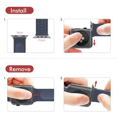 Tire Texture Silicone Watch Band for Apple Watch 40mm