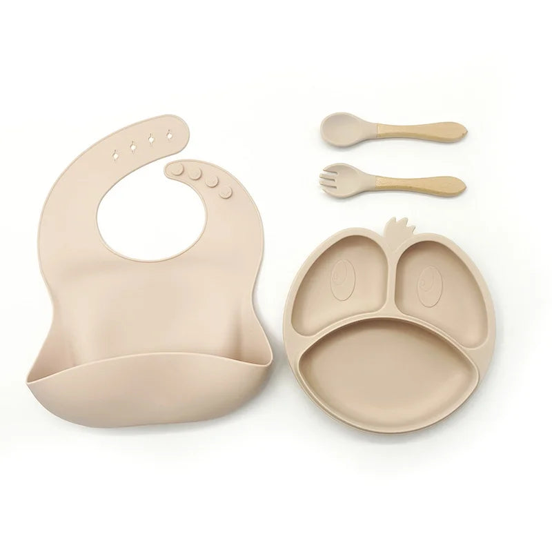 9-piece Silicone Baby Feeding Set | Best Baby Utensils