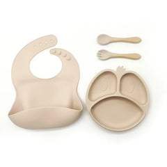 9-piece Silicone Baby Feeding Set | Best Baby Utensils