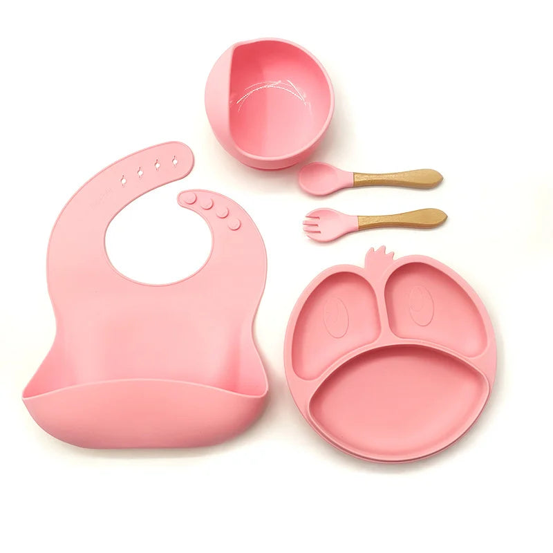 9-piece Silicone Baby Feeding Set | Best Baby Utensils
