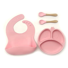 9-piece Silicone Baby Feeding Set | Best Baby Utensils