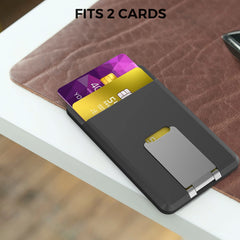 Silicone Magnetic Phone Wallet Card Holder Compatible with Apple