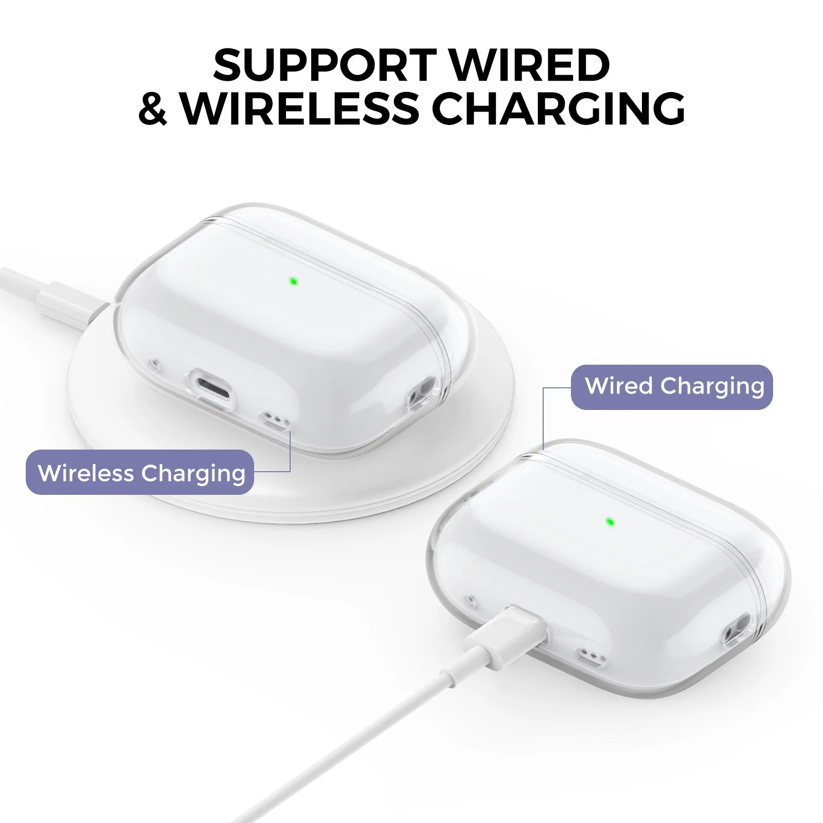 AirPods Pro 2 TPU Transparent Protective Case