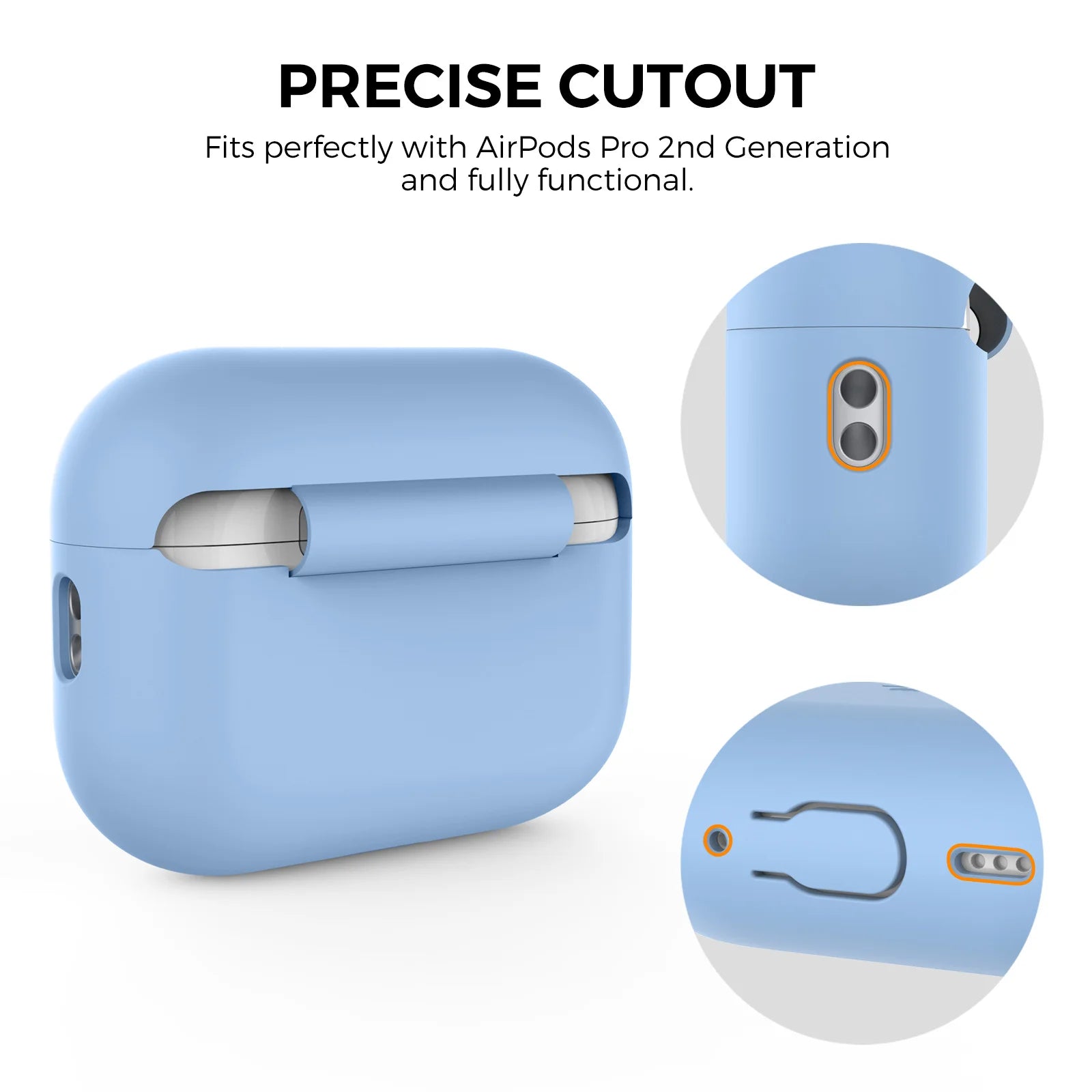 Silicone Case for AirPods Pro 2nd Generation