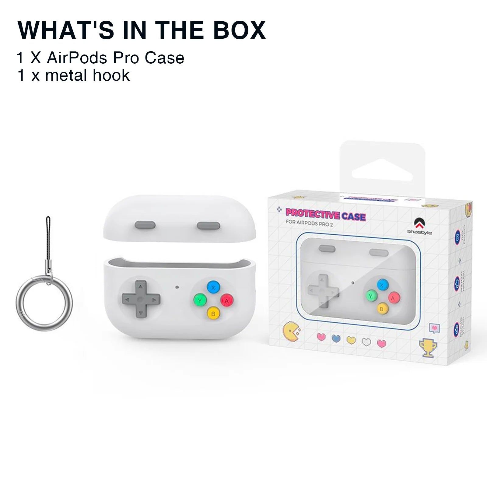 Silicone Handheld Console Game Cover for AirPods Pro 2
