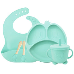 9-piece Silicone Baby Feeding Set | Best Baby Utensils