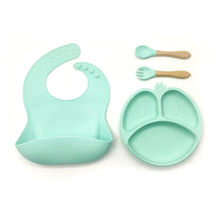 9-piece Silicone Baby Feeding Set | Best Baby Utensils