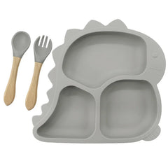 Dino Silicone Baby Feeding Set | Best Baby Utensils