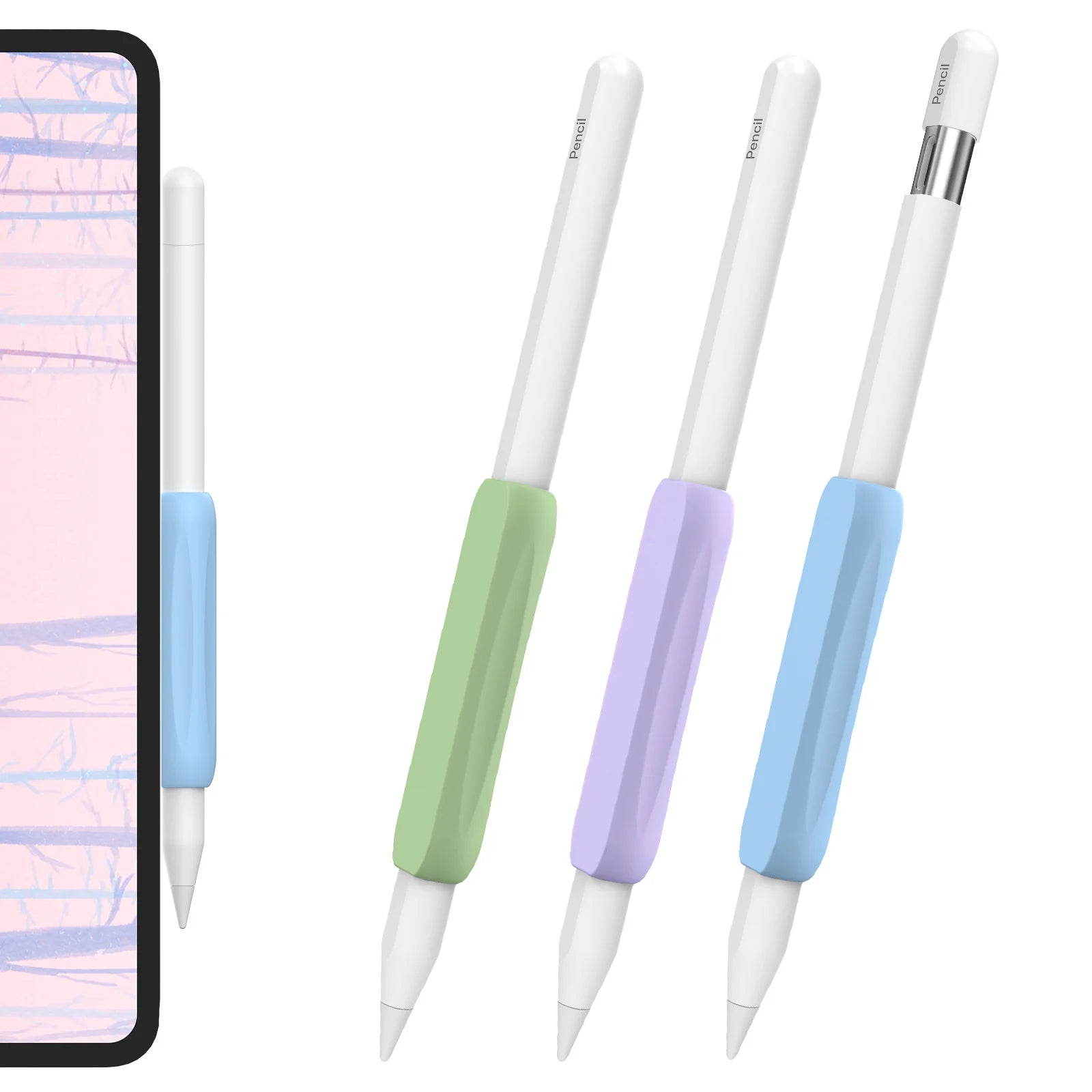 Silicone Protective Apple Pencil Case for 1st and 2nd Generation