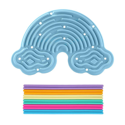 Rainbow Cloud Sensory Board