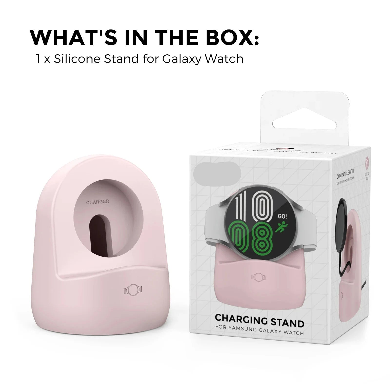 Pink Watch Charging Stand for Samsung Galaxy Watch 3 & 4
