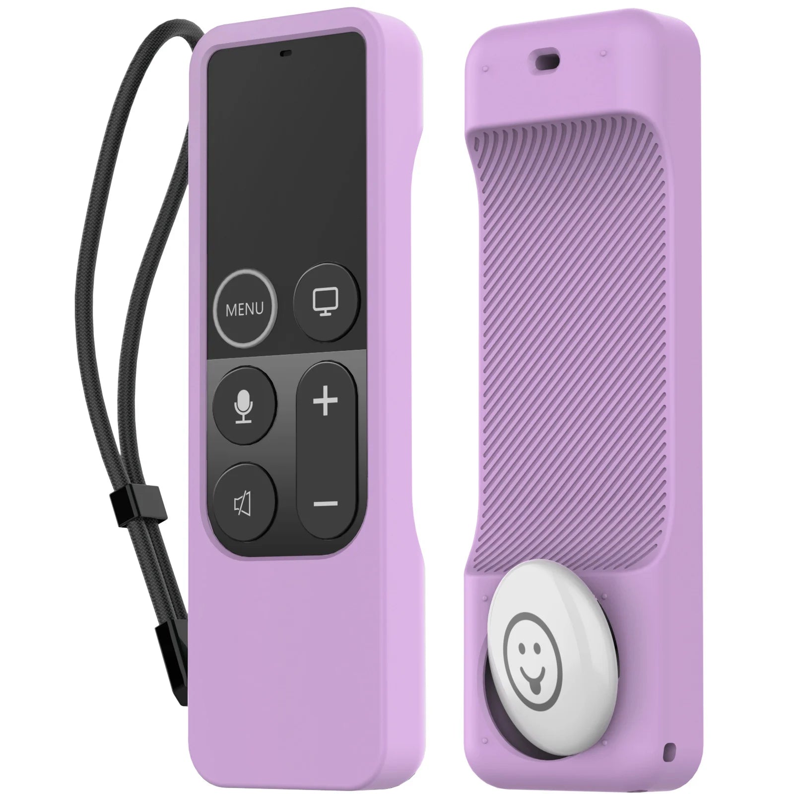 Purple Silicone Apple TV Remote Case 4K/HD Siri