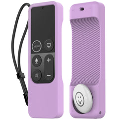 Purple Silicone Apple TV Remote Case 4K/HD Siri