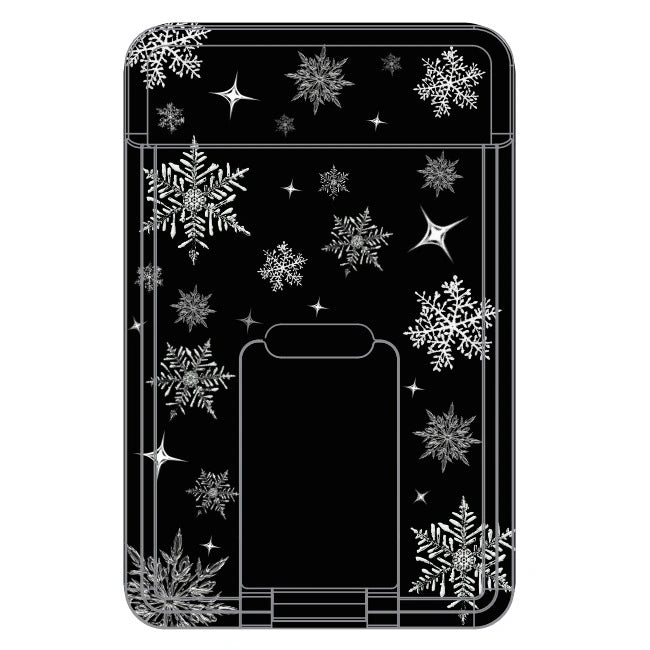 Silicone Magnetic Phone Wallet Card Holder Compatible with Apple