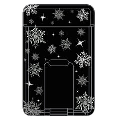 Silicone Magnetic Phone Wallet Card Holder Compatible with Apple